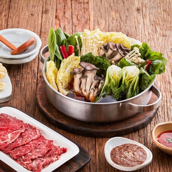 샤브샤브 우삼겹 채소팩 올인원 밀키트 1200g